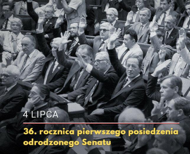 36. rocznica pierwszego posiedzenia odrodzonego Senatu, 04.07.2025